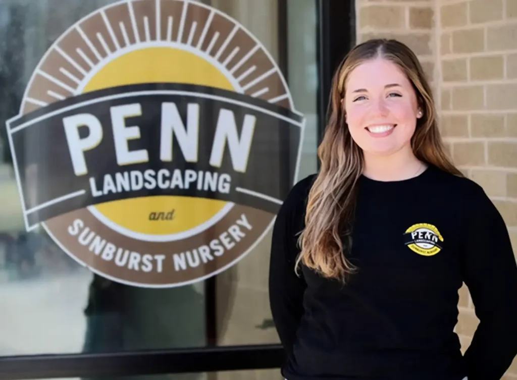 Abby Gutz - landscape designer for penn landscaping and sunburst nursery in bloomington Illinois